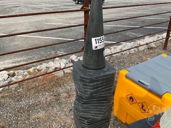 QTY OF (25) BLACK SAFETY CONES