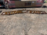 NEW/UNUSED, METAL WELCOME TO THE RANCH SIGN