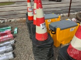 QTY OF (25) SAFETY CONES