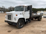 1977 FORD 7000 SINGLE AXLE REGULAR CAB FLATBED TRUCK VIN: R70BVY92465