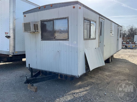 SCALE HOUSE MOBILE OFFICE TRAILER, 2 SEPARATE OFFICES - BALL