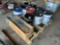 QTY OF HYDRAULIC OIL & BARRIER SPILL MAT