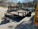 2010 CARRY-ON TRAILER UTILITY TRAILER 6'X12' VIN: 4YMUL1210AG121847