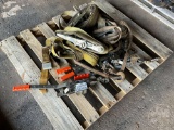 PALLET OF COME ALONG STRAPS & TIE DOWN STRAPS