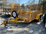 2004 ROLLINS 12FB LANDSCAPE TRAILER 6'6