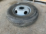 SINGLE 235/80R16 TIRE W/ WHEEL