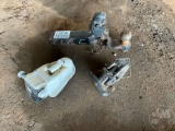 QTY OF (2) TRAILER COUPLERS & PINTLE HITCH RECEIVER