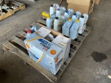 PALLET OF DIESEL ENGINE OIL & 50/50 ANTIFREEZE