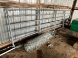 15’...... STEEL GATE & ROLL OF FENCING