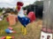6' RED/WHITE/BLUE ROOSTER