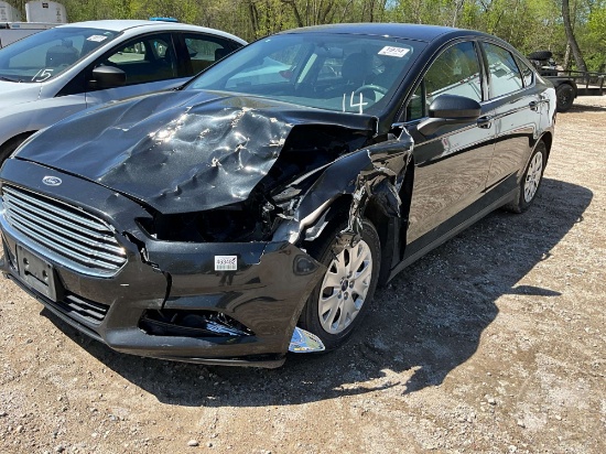 2014 FORD FUSION VIN: 3FA6P0G7XER322487 CAR