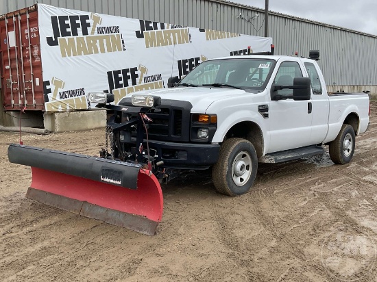 2008 FORD F-250 EXTENDED CAB 4X4 PICKUP VIN: 1FTSX21538EB77439