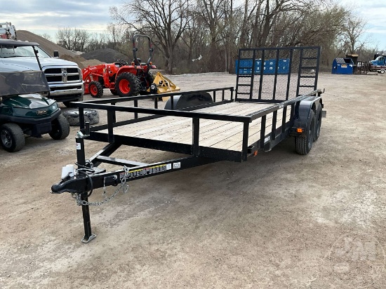 2023 CARRY-ON TRAILER CARRY-ON TRAILER UTILITY TRAILER 6'6"X16' VIN: 4YMBU1624PT018101