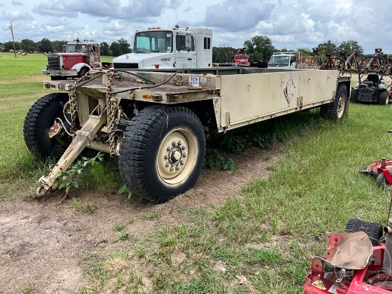 MILITARY M989A1 VIN: 10105 HEAVY EXPANDED MOBILITY AMMUNITION TRAILER
