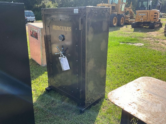 HERCULES GUN SAFE W/ ELECTRONIC LOCK, COMES W/ (2) OVERIDE