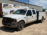 2007 FORD F-350 XL SUPER DUTY S/A UTILITY TRUCK VIN: 1FTWW32P57EA99786