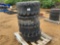 QTY OF (4) POWER KING 12-16.5 TIRES W/ WHEELS, TO