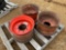 QTY OF (3) 8-LUG WHEELS, TO FIT SKID STEER