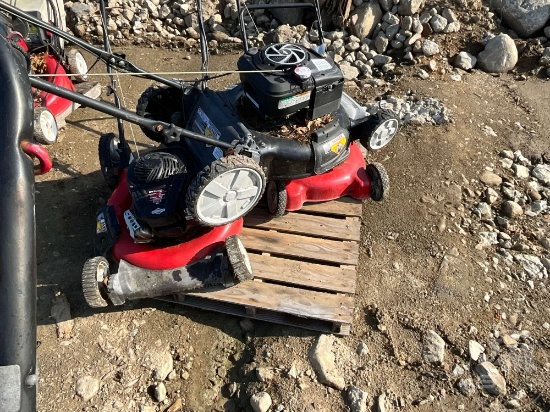 LOT OF 3 PUSH MOWERS 1 MTD, 1 CRAFTSMAN, 1