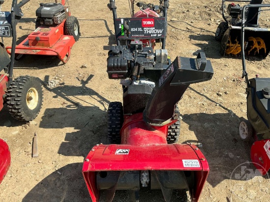 TORO 824 XL POWER THROW SNOW BLOWER ,ELECTRIC START, 8HP,24