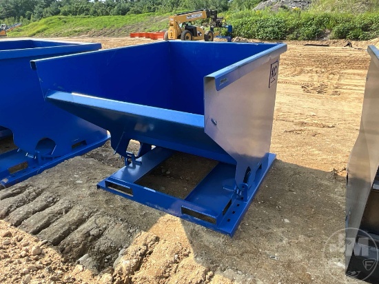 UNUSED KC 2 CY CAPACITY DUMPING HOPPER B09G1109