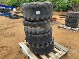 QTY OF (4) POWER KING 12-16.5 TIRES W/ WHEELS, TO