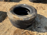 QTY OF (2) 11R24.5 TIRES