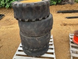 QTY OF (4) CAMSO SKS 732 12-16.5 TIRES W/ WHEELS,