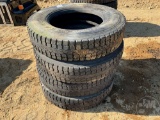 QTY OF (4) 11R24.5 TIRES
