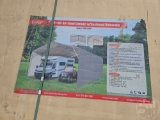 UNUSED EINGP 20 FT X 30 FT ALL STEEL CARPORT
