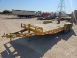 2008 PJ 14 FT T/A EQUIPMENT TRAILER VIN: 4P5CC202X81110261