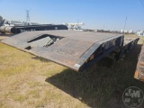 2012 TRAIL-EZE TE100-0F-FG / 50 TON TRI/A MECHANICAL FOLDING NECK LOWBOY TRAILER VIN: 1DAFFC036CM020