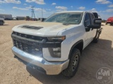 2020 CHEVROLET 2500HD SILVERADO CREW CAB 4X4 FLATBED TRUCK VIN: 1GB4YLE78LF340861