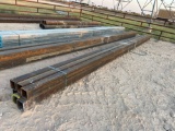 6PCS @32 FT 1/4 IN. THICKNESS 6 IN. SQUARE TUBING