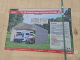 UNUSED EINGP 20 FT X 30 FT ALL STEEL CARPORT
