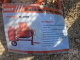UNUSED 2024 DIGGIT G350 PORTABLE MINI CONCRETE MIXER