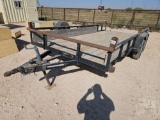 2016 BIG TEX 16 FT T/A UTILITY TRAILER VIN: 16VPX1629G2096495