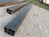 6PCS @36 FT 1/4 IN. THICKNESS 6 IN. SQUARE TUBING