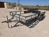 2018 TEXAS BRAGG  16 FT T/A UTILITY TRAILER VIN: 17XFL1622J1080699