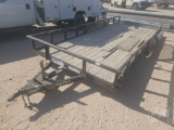 2017 BIG TEX 18 FT T/A UTILITY TRAILER VIN: 16VPX182XH2085455