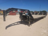 2014 LONE STAR  40 FT T/A GOOSENECK FLATBED TRAILER VIN: 5VYGF402XEH005928