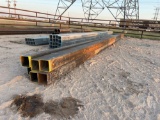 6PCS @36 FT 1/4 IN. THICKNESS 6 IN. SQUARE TUBING