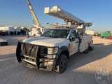 2017 FORD F-550 4X4 MATERIAL HANDLING BUCKET TRUCK VERSALIFT VIN: 1FDUF5HT0HED68541