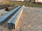 16PCS @30 FT 11 GAUGE 4 IN. SQUARE GALVANIZED TUBING