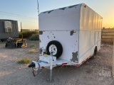 1995 FLEMING  12 FT  ENCLOSED TRAILER VIN: 1F9SS1216S1025760