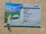 UNUSED 2024 EINGP MD7300 GREEN PVC COATED EURO MESH FENCING