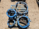 PALLET OF PIPE LINEUP CLAMPS