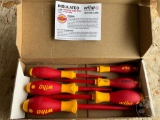 UNUSED WIHA INSULATED SCREW DRIVER SET