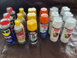 YELLOW, ORANGE & WHITE SPRAY PAINT