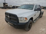 2018 RAM 3500HD CREW CAB 4X4 FLATBED TRUCK VIN: 3C7WRTCLXHG633879